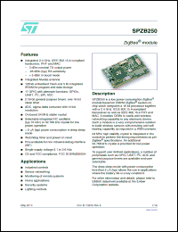 Click here to download SPZB250 Datasheet