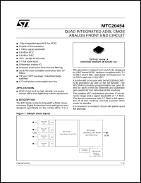 Click here to download MTC20454-TQ-I Datasheet