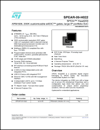 Click here to download SPEAR-09-H022_06 Datasheet
