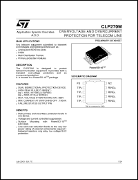 Click here to download CLP270M-TR Datasheet