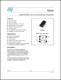 Click here to download TS7221BIYLT Datasheet