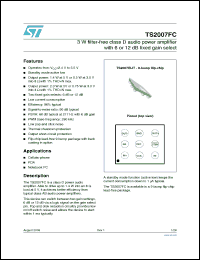 Click here to download TS2007FC Datasheet