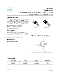 Click here to download IRF630_06 Datasheet