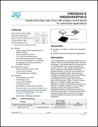 Click here to download VND5004ATR-E Datasheet