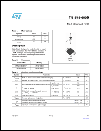 Click here to download TN1515-600B-TR Datasheet