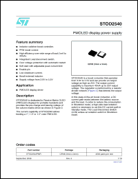 Click here to download STOD2540 Datasheet