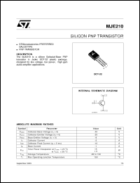 Click here to download MJE210_03 Datasheet