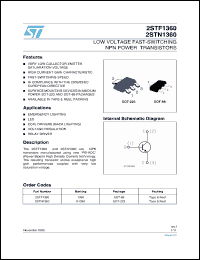 Click here to download 2STN1360 Datasheet