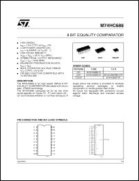 Click here to download M74HC688RM13TR Datasheet