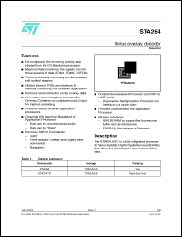 Click here to download STA264 Datasheet