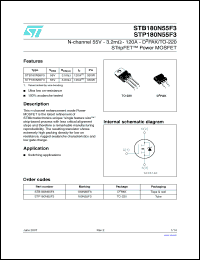 Click here to download STP180N55F3 Datasheet