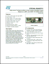 Click here to download STEVAL-ISA007V1 Datasheet