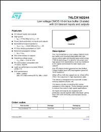 Click here to download 74LCX162244_07 Datasheet