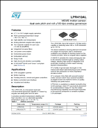 Click here to download LPR410ALTR Datasheet