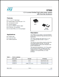 Click here to download ST890DTR Datasheet