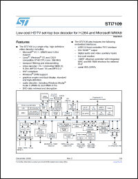 Click here to download STI7109 Datasheet