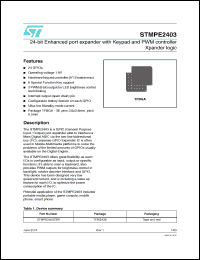 Click here to download STMPE2403 Datasheet