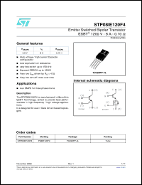 Click here to download STP08IE120F4 Datasheet