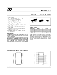 Click here to download M74HC377TTR Datasheet