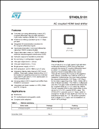 Click here to download STHDLS101 Datasheet