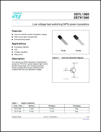Click here to download 2STL1360_09 Datasheet