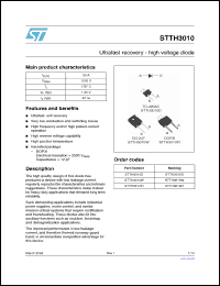 Click here to download STTH3010D Datasheet