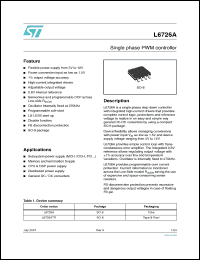 Click here to download L6726A_07 Datasheet