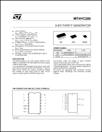 Click here to download M74HC280RM13TR Datasheet