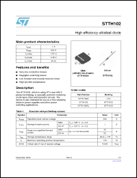 Click here to download STTH102RL Datasheet