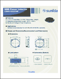 Click here to download CDH11D23HPHF-220MC Datasheet