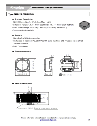 Click here to download CDRH125NP-821M Datasheet