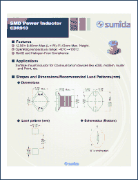 Click here to download CDR910_10 Datasheet