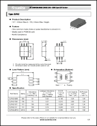 Click here to download CLP42-101 Datasheet
