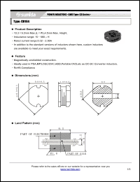 Click here to download CD104NP-121K Datasheet