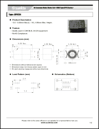 Click here to download CPFC54-050C Datasheet