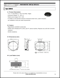 Click here to download CDH113NP-101K Datasheet