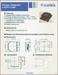 Click here to download CDEPI115MENP-R62PC Datasheet