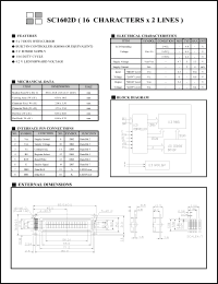Click here to download SC1602D Datasheet