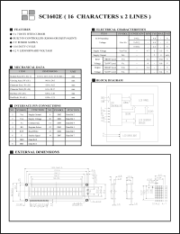 Click here to download SC1602E Datasheet