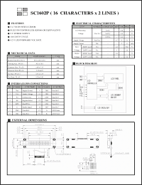 Click here to download SC1602P Datasheet