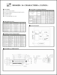 Click here to download SD1602H Datasheet