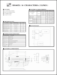 Click here to download SD1602X Datasheet