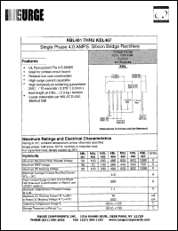 Click here to download KBL405 Datasheet