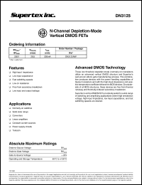 Click here to download DN3125NW Datasheet