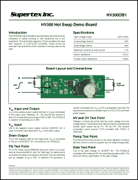 Click here to download HV300DB1 Datasheet