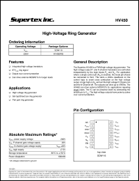 Click here to download HV450WG Datasheet