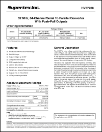 Click here to download HV57708DG Datasheet