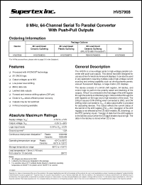 Click here to download HV57908DG Datasheet