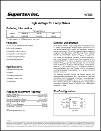 Click here to download HV826X Datasheet
