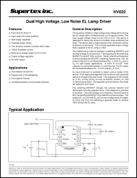 Click here to download HV832MG Datasheet